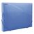 Mapa de plastic, cu elastic, burduf 30 mm, albastru, DONAU, Culoare: Albastru-