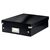 Cutie organizare medie, 280x100x370 mm, carton, negru, LEITZ WOW Click&Store, Culoare: Negru-