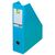 Suport reviste A4, carton plastifiat, bleu, Q-CONNECT, Culoare: Bleu-