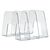 Suport vertical cu 3 compartimente, transparent, HAN Sorter, Culoare: Transparent-