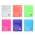Caiet cu spira A4, 144 file, coperta plastic, matematica, Atinge Excelenta DACO, Liniatura: Matematica-