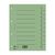 Separatoare carton color, 100 file/set, verde, DONAU, Culoare: Verde-