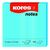 Notite autoadezive, 75x75 mm, 100 file/set, albastru neon, KORES, Culoare: Albastru-