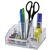 Suport accesorii birou, 8 compartimente, 148 x 87mm, transparent, KEJEA, Culoare: Transparent-