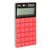 Calculator de birou cu 12 digiti, rosu, DELI 1589, Culoare: Rosu-