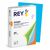 Hartie colorata A4, 80 g/mp, 500 coli/top, albastru, REY Adagio, Culoare: Albastru-
