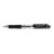 Pix gel cu mecanism, varf 0.5 mm, negru, DELI Q10430, Culoare: Negru-
