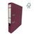 Biblioraft A4 plastifiat interior-exterior, 5 cm, visiniu, OPTIMA, Culoare: Visiniu-