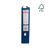 Biblioraft A4 plastifiat PP, 7.5 cm, OPTIMA Classic, Culoare: Albastru-