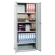 Dulap metalic cu usi batante, 80x44x183 cm, gri, INGECO-
