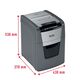 Distrugator documente automat REXEL Optimum 90X, cross cut, 90 coli-[7]
