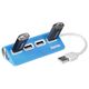 Hub USB HAMA 12179, USB 2.0, albastru-[3]