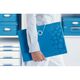 Mapa plastic cu elastic, 6 compartimente, A4, albastru, LEITZ WOW, Culoare: Albastru-[3]