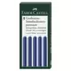 Patroane cerneala mari, 5 buc/set, albastru, FABER-CASTELL-