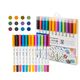 Liner pigment 2 capete 0.5/1 mm, 12 buc/set, DELI Inspira-