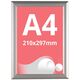 Rama click A4, aluminiu-