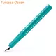 Set cadou stilou, turcoaz, FABER-CASTELL Sparkle, Culoare: Turcoaz-[2]