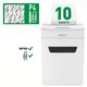 Distrugator documente cross-cut LEITZ IQ Protect 10X-[7]