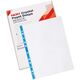 Folii protectie documente, cristal, 90 microni, 100 buc/set, NOKI-