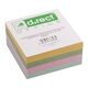 Rezerva cub hartie color 8.5x8.5cm, 400 file/set, D.RECT-