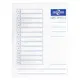 Dosar de carton plic, 300 g/mp, 50 buc/set, alb, PAPERLAND-