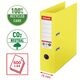 Biblioraft A4 carton reciclat, 7.5 cm, galben, ESSELTE NO. 1 Power, Culoare: Galben-[3]