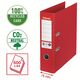 Biblioraft A4 carton reciclat, 7.5 cm, rosu, ESSELTE NO. 1 Power, Culoare: Rosu-[3]