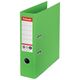 Biblioraft A4 carton reciclat, 7.5 cm, verde, ESSELTE NO. 1 Power, Culoare: Verde-