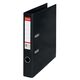 Biblioraft A4 plastifiat PP/PP, 5 cm, negru vivida, ESSELTE NO. 1 Power, Culoare: Negru vivida-
