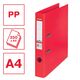 Biblioraft A4 plastifiat PP/PP, 5 cm, rosu vivida, ESSELTE NO. 1 Power, Culoare: Rosu vivida-[2]