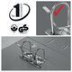Biblioraft A4 plastifiat PP/PP, 5 cm, rosu vivida, ESSELTE NO. 1 Power, Culoare: Rosu vivida-[3]