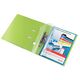 Dosar de plastic, cu sina si multiperforatii, 10 buc/set, verde, ESSELTE, Culoare: Verde-[2]