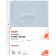 Folii protectie documente, cristal, 75 microni, 100 buc/set, NOKI-