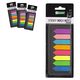 Index autoadeziv plastic tip sageata 45x12 mm, 8 culori neon+rigla, D.RECT-[3]