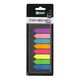 Index autoadeziv plastic tip sageata 45x12 mm, 8 culori neon+rigla, D.RECT-