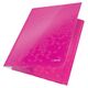 Mapa de carton, cu elastic, A4, roz, LEITZ WOW, Culoare: Roz-[2]