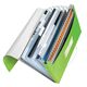 Mapa plastic cu elastic, 6 compartimente, A4, verde, LEITZ WOW, Culoare: Verde-[2]