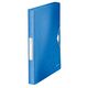 Mapa de plastic, cu burduf 30mm, albastru, LEITZ WOW Jumbo, Culoare: Albastru-