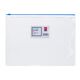 Mapa plastic A4 cu fermoar, DELI MESH-[2]