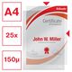 Mapa documente plastic, deschidere in L, 150 microni, A4, 25/set, transparent, ESSELTE, Culoare: Transparent-[3]
