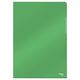 Mapa documente plastic, deschidere in L, 150 microni, A4, 25/set, verde, ESSELTE, Culoare: Verde-