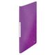 Mapa prezentare cu 20 folii, A4, mov, coperta flexibila, LEITZ WOW, Culoare: Mov-