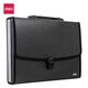 Servieta documente, plastic, cu maner, 7 compartimente, DELI 5577-