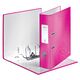 Biblioraft carton laminat, A4, 8 cm, roz, LEITZ WOW 180, Culoare: Roz-[2]