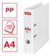 Biblioraft A4 plastifiat PP/PP, 7.5 cm, alb vivida, ESSELTE NO. 1 Power, Culoare: Alb vivida-[2]