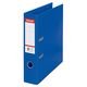 Biblioraft A4 plastifiat PP/PP, 7.5 cm, albastru, ESSELTE NO. 1 Power, Culoare: Albastru-