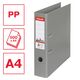 Biblioraft A4 plastifiat PP/PP, 7.5 cm, gri, ESSELTE NO. 1 Power, Culoare: Gri-[2]