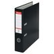 Biblioraft plastifiat, A4, 7.5 cm, negru, ESSELTE Economy, Culoare: Negru-