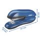 Capsator 30 coli, capse 24/6, plastic, albastru, RAPID F16, Culoare: Albastru-[2]