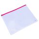 Mapa plastic, cu burduf, A4, transparent, DELI MESH-[2]
